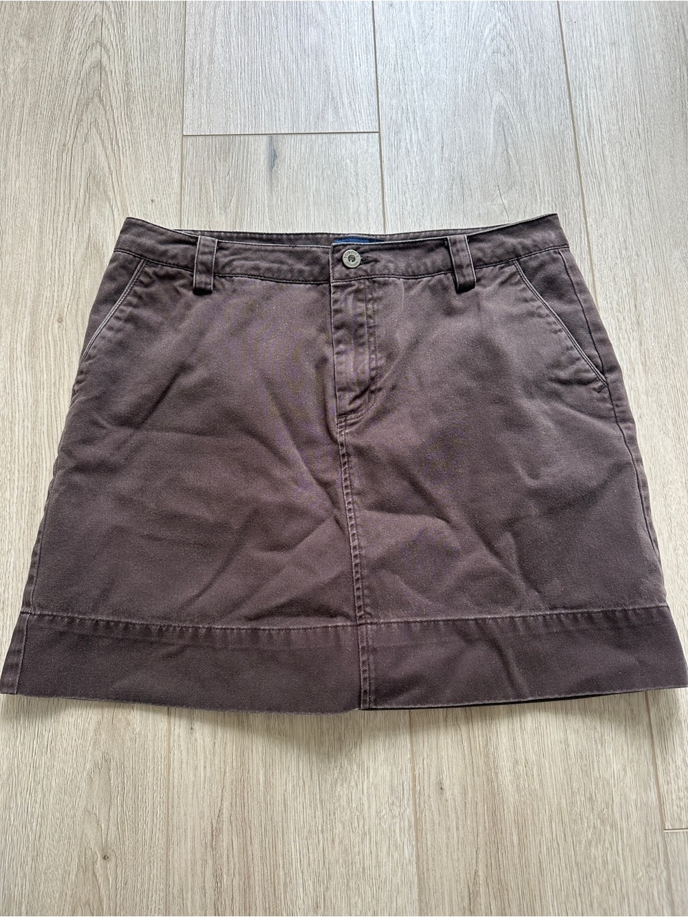 100% cotton mini skort